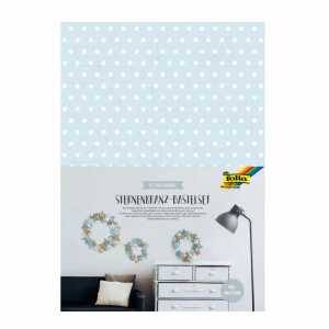 Bastelset Sternenkranz 8tlg. FOLIA 40129 für 3 Kränze