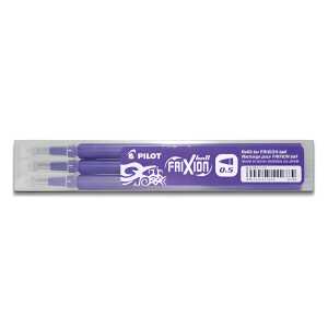 Pilot Tintenrollermine FriXion BLS-FR5 - 0,3 mm, violett, 3er Pack