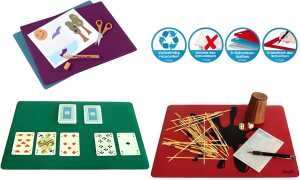 Hobby Platten 30x42cm bunt sortiert Bastelunterlagen, unbedruckt