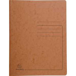 Exacompta Spiralhefter - A4, 300 Blatt, Karton, 355 g/qm, tabak