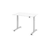 Sitz-Steh-Schreibtisch mit T-Fuß - 120 x 72-119 x...