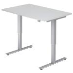 Sitz-Steh-Schreibtisch mit T-Fuß - 120 x 72-119 x...