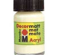 Decormatt Acryl elfenbein MARABU 1401 39 271 15ml Glas