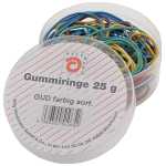 Wihedü Gummiringe - farbig sortiert, Dose mit 25g