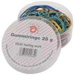 Wihedü Gummiringe - farbig sortiert, Dose mit 25g