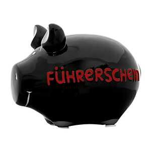 Spardose Schwein klein grün KCG 100479 Führerschein