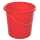 Eimer - Plastik, rund, 10 Liter, rot