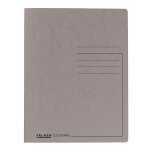 Falken Falken Spiralhefter Karton grau für DIN A4, mit kfm. Heftung