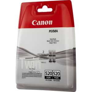 Canon Original Tintenpatrone schwarz (2932B012,PGI-520BK,PGI-520PGBK)