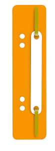 Heftstreifen Kunststoff, kurz Deckleiste Kunststoff, orange, 25 Stück
