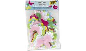 Stanzteile Filz 112ST selbstkl. sortiert FOLIA 5263 Frühjahr