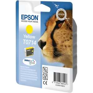 EPSON Original Epson Tintenpatrone gelb (C13T07144012,T0714,T07144012)