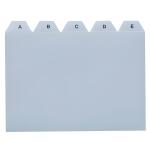 Leitregister PP - A6 quer, grau