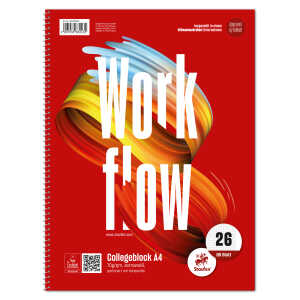 Staufen Collegeblock A4 80Bl 70g Lin26 Style kariert mR