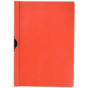 Q-Connect Klemmmappe - rot, Fassungsvermögen bis 60 Blatt