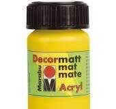 Decormatt Acryl gelb MARABU 1401 39 019 15ml Glas