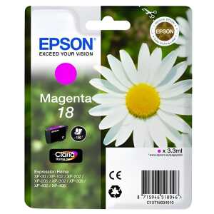 EPSON Original Tintenpatrone magenta (C13T18034012,18,T1803,T18034012)