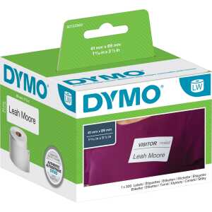 Dymo LabelWriter™ Etikettenrollen Namensschild 41x89 mm weiß