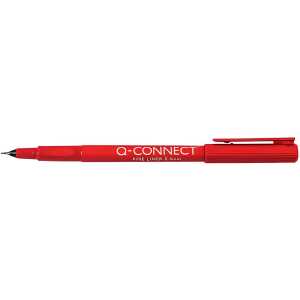 Q-Connect Feinschreiber 0,4 mm, rot