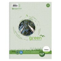 Staufen Collegeblock A4 80 Bl 60g Lin 21 Green 9mm liniert