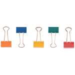 Foldback-Klammern - 19 mm, Klemmvolumen 7 mm, sortiert,...