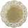 DEMMLER Spitzenpapier Rose gold 36cm 4St rund