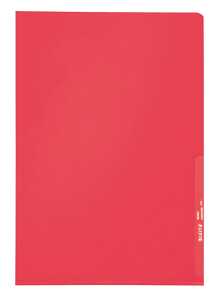 LEITZ 4000 Standard Sichthülle A4 PPFolie genarbt rot 013 mm