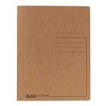 Falken Falken Spiralhefter Karton braun für DIN A4, mit kfm. Heftung