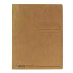 Falken Falken Spiralhefter Karton braun für DIN A4, mit kfm. Heftung