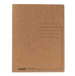 Falken Falken Spiralhefter Karton braun für DIN A4, mit kfm. Heftung