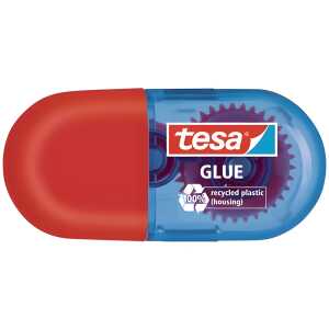 tesa Kleberoller Mini Einweg - permanent, 6 m x 5 mm, 2er Pack