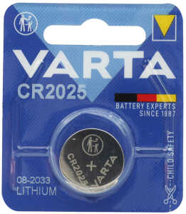 VARTA Batterie Knopfzelle CR2025 1er a. Karte