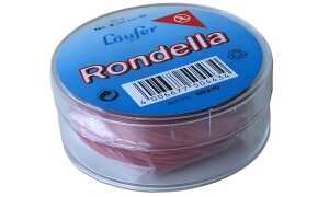 Gummiring Rondella Nr 8 rot Durchmesser 50mm, 25g Runddose