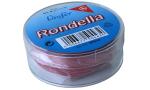 Gummiring Rondella Nr 8 rot Durchmesser 50mm, 25g Runddose