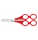 Bastelschere 13cm rot WESTCOTT E-2054700 Doppelgriff