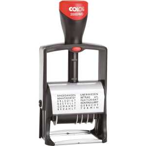 COLOP Classic Line 2000/WD - Datumstempel mit 12 Texten