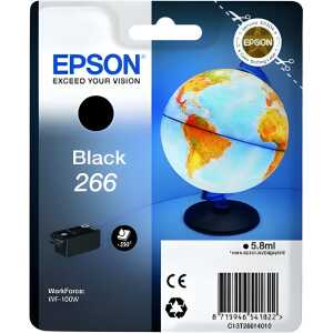 Epson Tintenpatrone Originalzubehör 266 ca. 250 Seiten schwarz 5,8ml