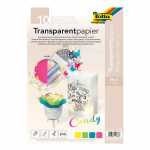 Transparentpapier A4 Uni 10BL sortiert FOLIA 87429 115g...