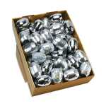 Weihn.Ei-Knäuel 10mmx20m Glossy sort. 1320-631 silber