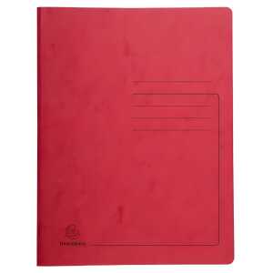 Exacompta EXACOMPTA Spiralhefter - A4, 300 Blatt, Karton, 355 g/qm rot