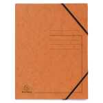 Exacompta EXACOMPTA Sammelmappe - A4, 355 g/qm, Gummizug, orange