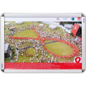 Prospektrahmen Alu A2 silber FRANKEN BS0801