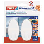 tesa Powerstrips Haken LARGE Oval, weiss (8756184)
