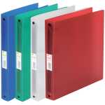 Ringmappe transluzent sortiert Q-CONNECT KF02908 A4 4 R...