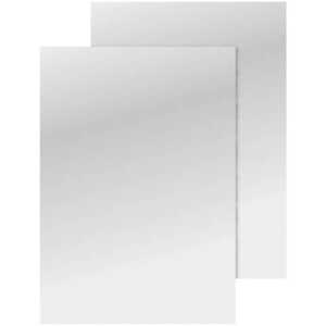 Q-Connect Umschlagdeckel - A4, glänzend, weiß, 250 g/qm, 100 Stück