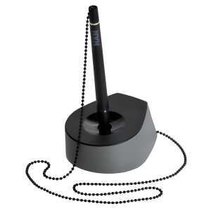 HAN Kugelschreiberständer SALSA - Kette, dunkelgrau-schwarz