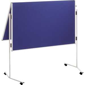 Moderationstafel ECO - 120 x 150 cm, blau/Filz, 4016946186728