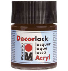 Decorlack Acryl dunkelbraun MARABU 1130 05 045 50ml