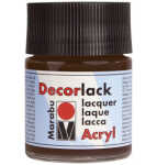 Decorlack Acryl dunkelbraun MARABU 1130 05 045 50ml