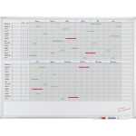 Jahresplaner 120x90cm weiß FRANKEN VO-30 magnetisch